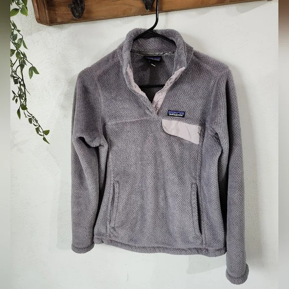 Patagonia Purple Womens Re-tool Snap Fleece - Picture 1 of 3